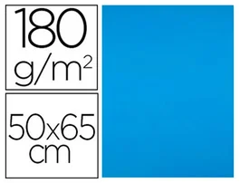 Liderpapel Cartulina Azul turquesa 50x65 cm 180g/m2