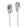 LINDY Cable de Red Patch Cord RJ-45 Cat.6A U/FTP (STP) Ultra Slim Gris 0.3 m - 47590