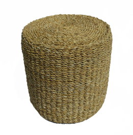DKD Home Decor Reposapiés de Fibra Natural 40x40x40 cm