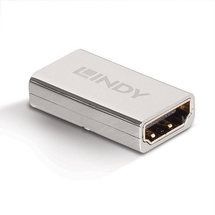 Lindy Adaptador HDMI 2.1 Hembra a Hembra 8K UHD Plata Lindy Adaptador HDMI 2.1 Hembra a Hembra 8K UHD Plata