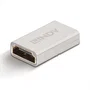 Lindy Adaptador HDMI 2.1, 48 Gbit/s, Resolución 8K 7680x4320 a 60Hz, Conectores HDMI Hembra a Hembra, Metal Plateado, Cambiador de Género 41511