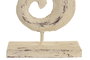 DKD Home Decor Escultura Caballito de Mar en Hierro Blanco