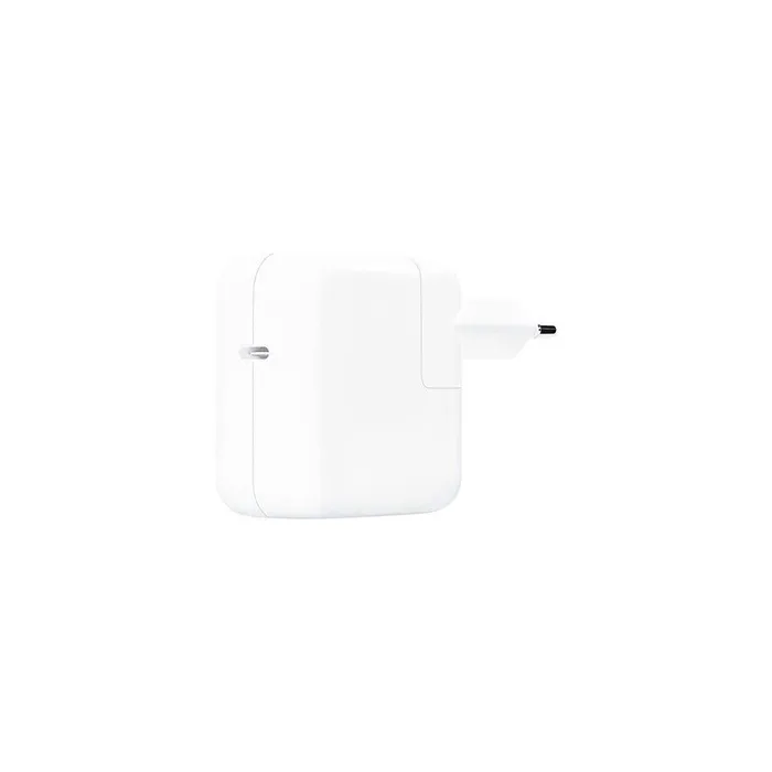 Apple Adaptador de Corriente USB-C de 30W, Modelo MW2G3ZM/A - Carga Rápida para MacBook Air, iPhone 15/14/13/12, iPad Pro, Apple Watch