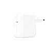 Apple MW2G3ZM/A Adaptador de corriente USB-C de 30W - Cargador rápido para MacBook Air, iPhone, iPad Pro - Universal - Blanco