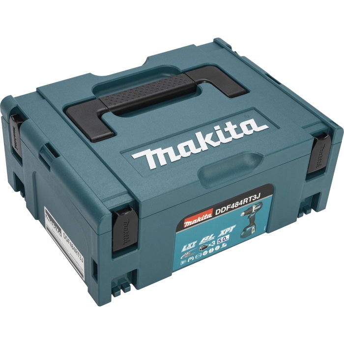 Makita DDF484RT3J Atornillador Taladro Inalámbrico de 18 V con 3 Baterías de 5,0 Ah Makita DDF484RT3J Atornillador Taladro Inalámbrico de 18 V con 3 Baterías de 5,0 Ah