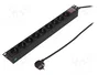 LOGILINK PDU9C02 Regleta de alimentación con 9 tomas Schuko