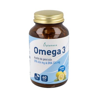 PLAMECA Omega 3 60 Cápsulas | Rico en EPA y DHA para el Sistema Cardiovascular, Cerebro y Vista PLAMECA Omega 3 60 Cápsulas | Rico en EPA y DHA para el Sistema Cardiovascular, Cerebro y Vista