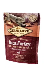 Carnilove Alimento para Gatos Adultos Razas Grandes Pato y Pavo 400 gr