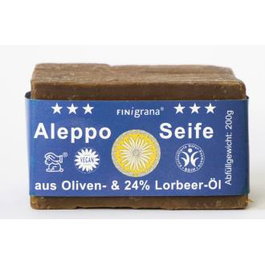 SAVON DU MIDI Jabón en pastilla Alepo 24%+laurel 200gr. BIO