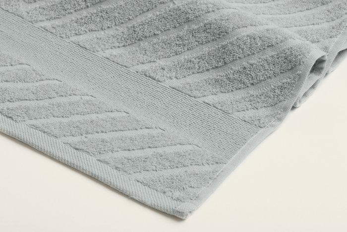 Mijölnir Juego de Toallas de Baño 100% Algodón 350 gr/m² Gris (Toalla Mano 50x90 cm, Toalla Baño 90x150 cm) 1028A-017-2