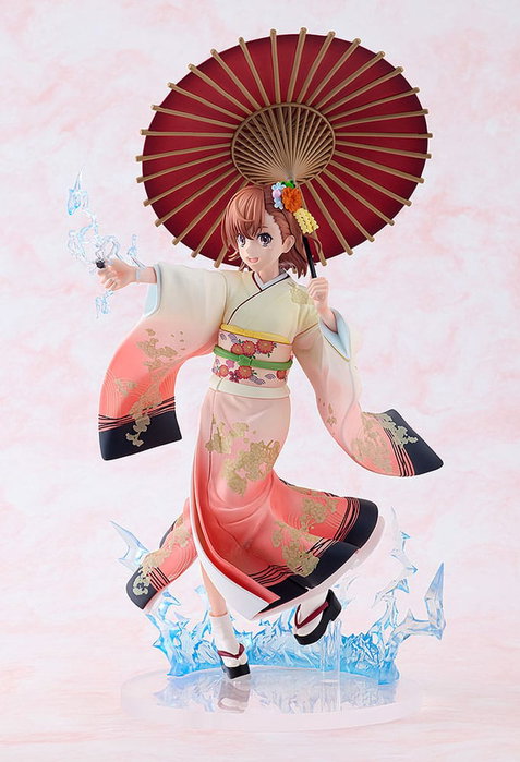 A Certain Scientific Railgun T Estatua 1/7 Mikoto Misaka Furisode Kimono Ver. 28 cm