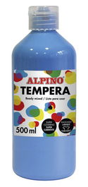 Tempera Alpino Liquida 500 Ml (Botella) Azul Cyan