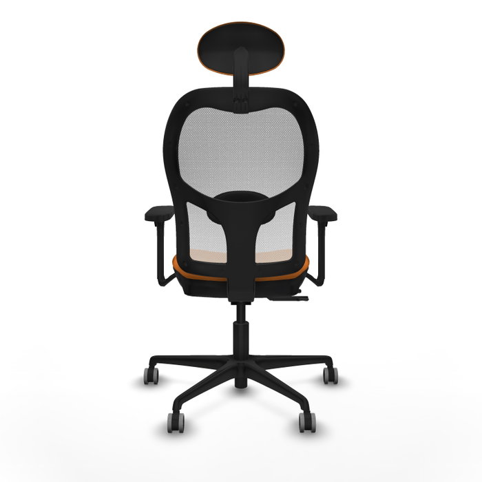 PIQUERAS Y CRESPO Silla de oficina Jorquera Naranja y Blanco PIQUERAS Y CRESPO Silla de oficina Jorquera Naranja y Blanco