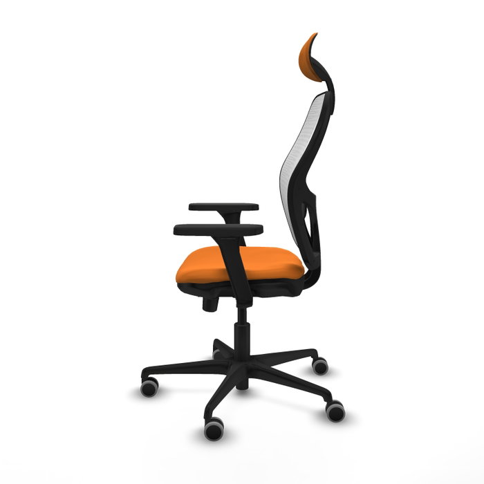 PIQUERAS Y CRESPO Silla de oficina Jorquera Naranja y Blanco PIQUERAS Y CRESPO Silla de oficina Jorquera Naranja y Blanco