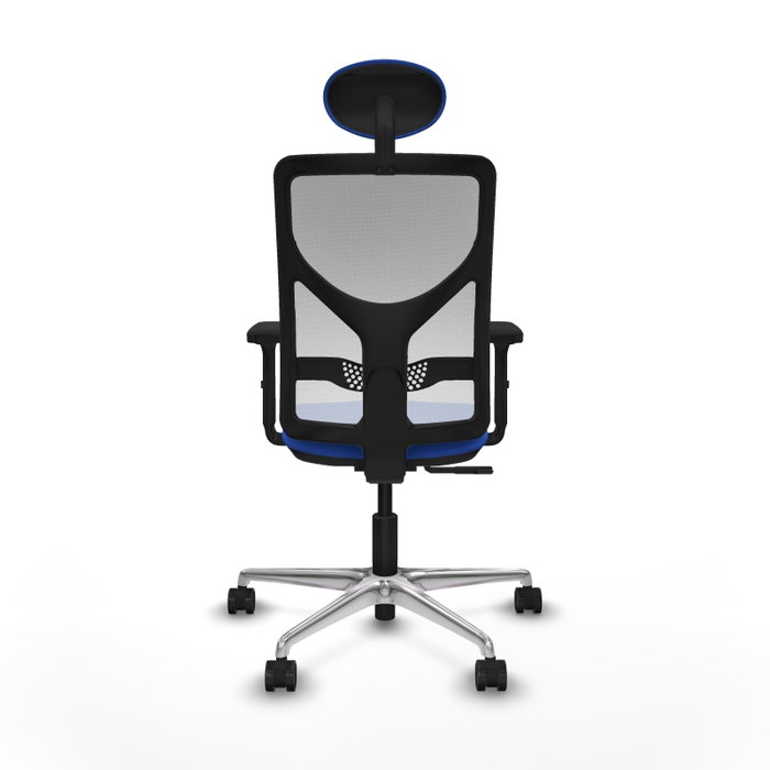 PIQUERAS Y CRESPO Silla de oficina Motilla con mecanismo Sincro, Azul y Blanco PIQUERAS Y CRESPO Silla de oficina Motilla con mecanismo Sincro, Azul y Blanco