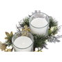 DKD Home Decor Surtido de Velas de Cera de Parafina y Cristal 15x15x5 cm, 2 Unidades