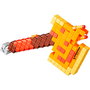 Nerf Hacha Lanzadardos Minecraft F8953 Hasbro, Lanza 3 Dardos
