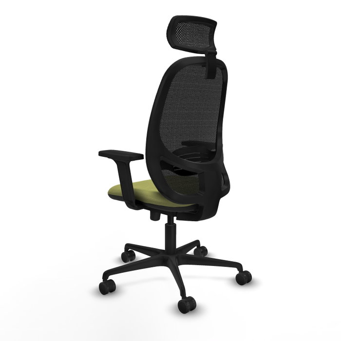 PIQUERAS Y CRESPO Silla de oficina Cilanco con mecanismo Sincro/Traslack Verde oliva y Negro PIQUERAS Y CRESPO Silla de oficina Cilanco con mecanismo Sincro/Traslack Verde oliva y Negro