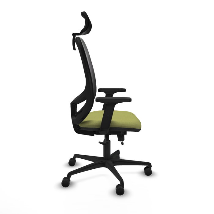 PIQUERAS Y CRESPO Silla de oficina Cilanco con mecanismo Sincro/Traslack Verde oliva y Negro PIQUERAS Y CRESPO Silla de oficina Cilanco con mecanismo Sincro/Traslack Verde oliva y Negro
