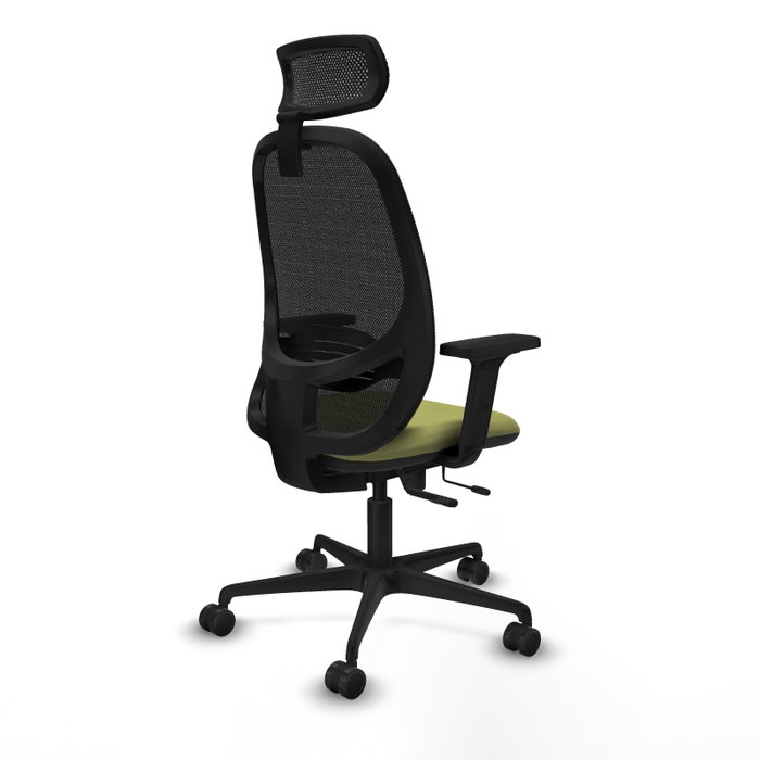 PIQUERAS Y CRESPO Silla de oficina Cilanco con mecanismo Sincro/Traslack Verde oliva y Negro PIQUERAS Y CRESPO Silla de oficina Cilanco con mecanismo Sincro/Traslack Verde oliva y Negro