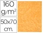 Liderpapel Fieltro Naranja 50x70cm 160g/m2, Pack de 10