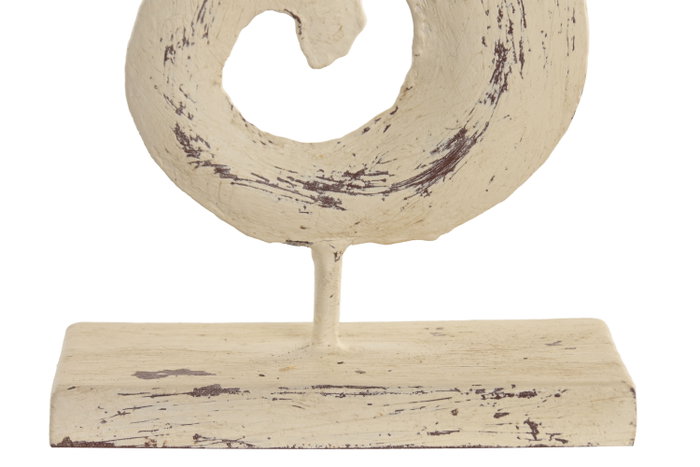DKD Home Decor Decoración de Hierro Caballito de Mar Blanco