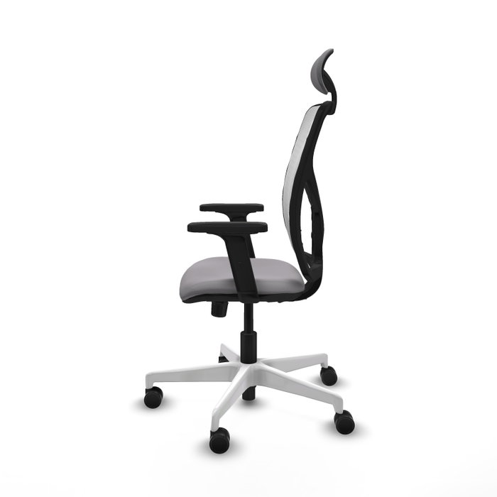 PIQUERAS Y CRESPO Silla de oficina Motilla con mecanismo Sincro Gris y Blanco PIQUERAS Y CRESPO Silla de oficina Motilla con mecanismo Sincro Gris y Blanco