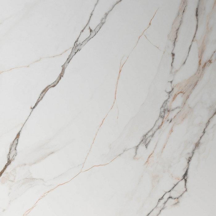 Mesa Comedor Blanco-Marrón Dm-Cerámica 180 X 90 X 76 cm