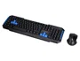 Q-connect Set Teclado y Ratón Inalámbrico Compatible Windows Color Negro