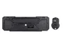 Q-connect Set Teclado y Ratón Inalámbrico Compatible Windows Color Negro