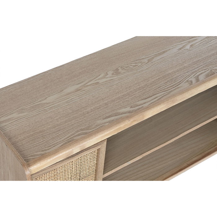 DKD Home Decor Mueble TV Paulownia y Ratán Natural 120x35x54 DKD Home Decor Mueble TV Paulownia y Ratán Natural 120x35x54
