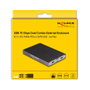 DeLOCK Caja externa USB Type-C Dual Combo para 2 x M.2 NVMe PCIe o SATA