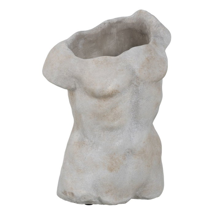 Ixia Macetero Busto Gris Cemento Decoración 20,50 x 13 x 29 cm Ixia Macetero Busto Gris Cemento Decoración 20,50 x 13 x 29 cm