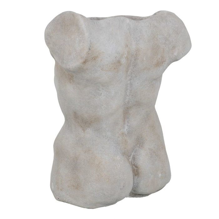Ixia Macetero Busto Gris Cemento Decoración 20,50 x 13 x 29 cm Ixia Macetero Busto Gris Cemento Decoración 20,50 x 13 x 29 cm