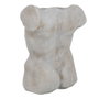 Ixia Macetero Busto Gris Cemento Decoración 20,50 x 13 x 29 cm