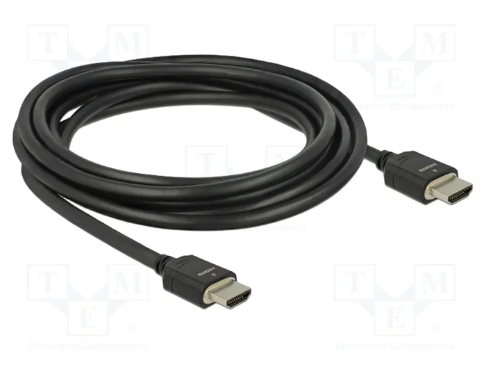 DeLOCK Cable HDMI Ultra High Speed 48 Gbps 8K 60 Hz 3 m Negro DeLOCK Cable HDMI Ultra High Speed 48 Gbps 8K 60 Hz 3 m Negro