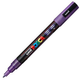 POSCA Marcador PC-3 ML Punta Cónica 0,9 - 1,3 mm Violeta Purpurina