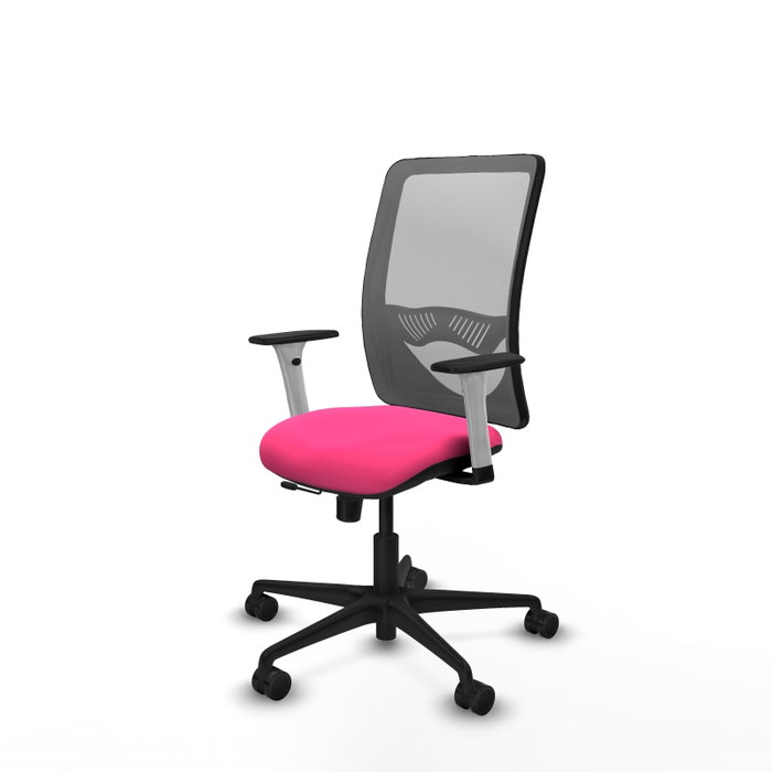 PIQUERAS Y CRESPO Silla de oficina Zulema Rosa y Gris PIQUERAS Y CRESPO Silla de oficina Zulema Rosa y Gris