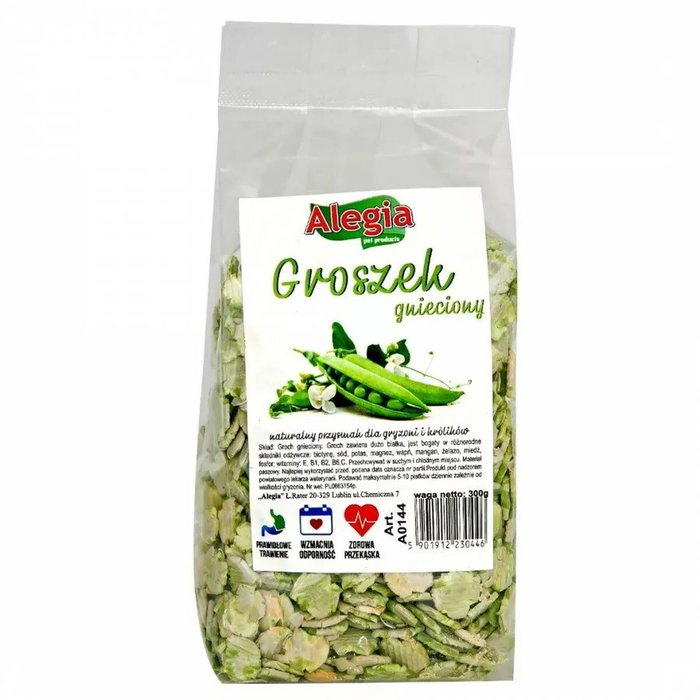 Golosina para roedores y conejos alegia crushed peas 300g Golosina para roedores y conejos alegia crushed peas 300g