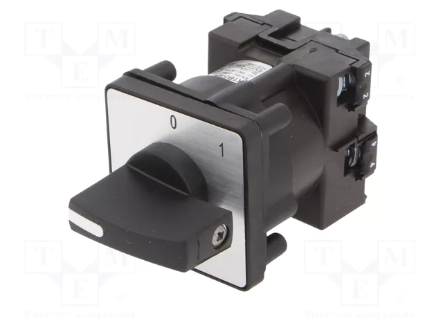 SCHNEIDER ELECTRIC Interruptor de Leva 12A 0-1 Negro SCHNEIDER ELECTRIC Interruptor de Leva 12A 0-1 Negro