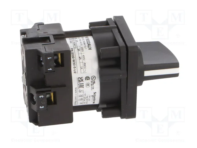 SCHNEIDER ELECTRIC Interruptor de Leva 12A 0-1 Negro SCHNEIDER ELECTRIC Interruptor de Leva 12A 0-1 Negro