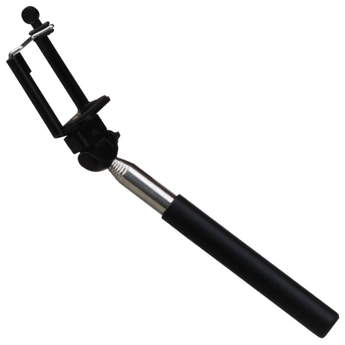 Fun Connection Palo Selfie 105 cm para Móvil y Cámara, Brazo Telescópico Abatible