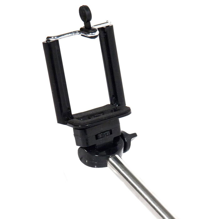 Fun Connection Palo Selfie 105 cm para Móvil y Cámara, Brazo Telescópico Abatible