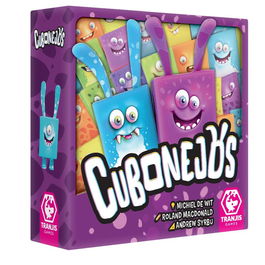 Tranjis Games - Juego de Mesa Cubonejos, Juego de Cartas de Estrategia y Suma, Objetivo 21 Puntos, para 1 a 5 Jugadores