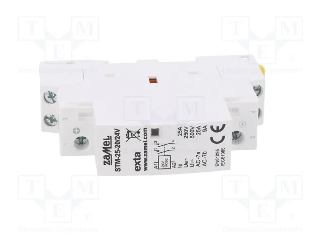 ZAMEL STM-25-20/24V Contactor 2-polar 25A 24VDC