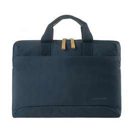 Tucano Smilza Funda o Maletín para Portátil 15.6/16 Pulgadas, Tipo Bandolera, Resistente a Golpes, Color Azul Oscuro
