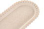 DKD Home Decor Bandeja de Decoración en Resina Simil Travertino Beige 24,5x13x2,5 cm