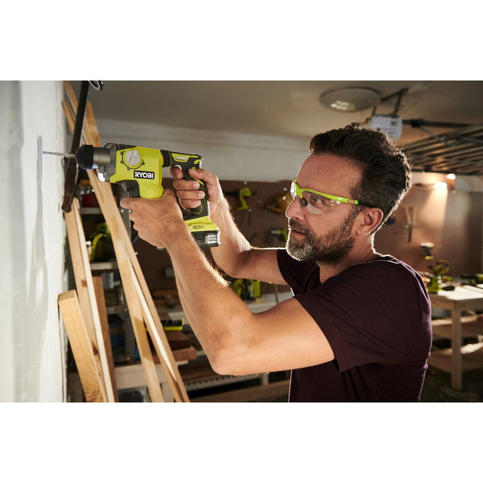 Taladro ryobi r18sds-0 1300 rpm sds plus 1,7 kg negro, verde