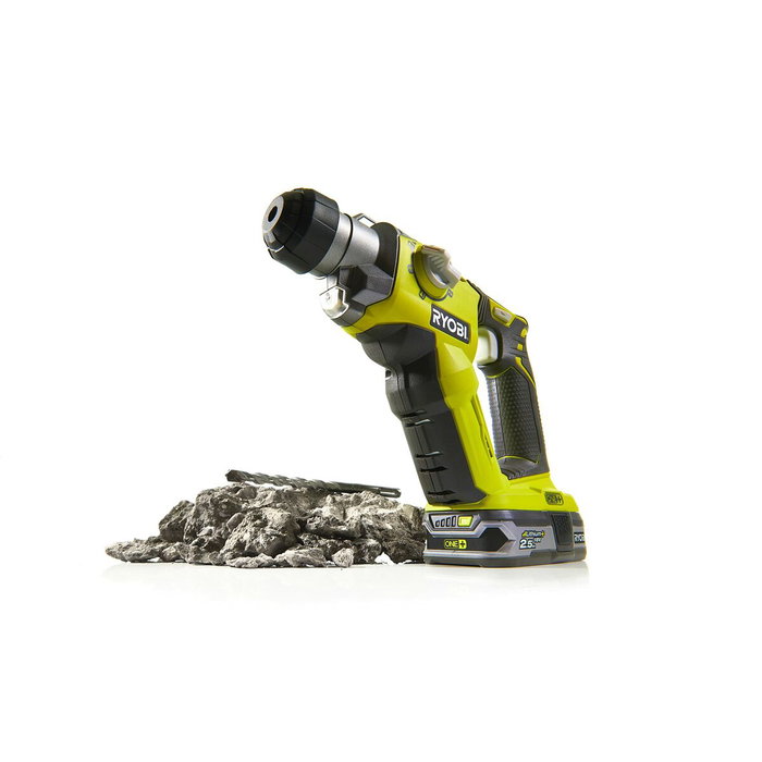 Taladro ryobi r18sds-0 1300 rpm sds plus 1,7 kg negro, verde