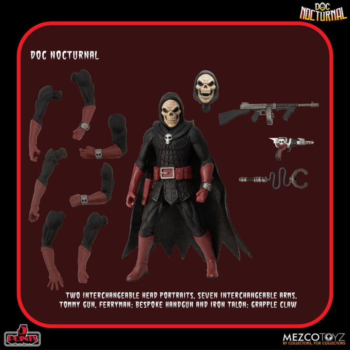 Mezco Toys Doc Nocturnal Figuras 5 Points Nocturnal Tower Playset 9 cm